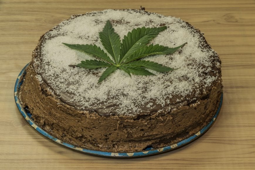 Incredible Edible Cannabis Cake