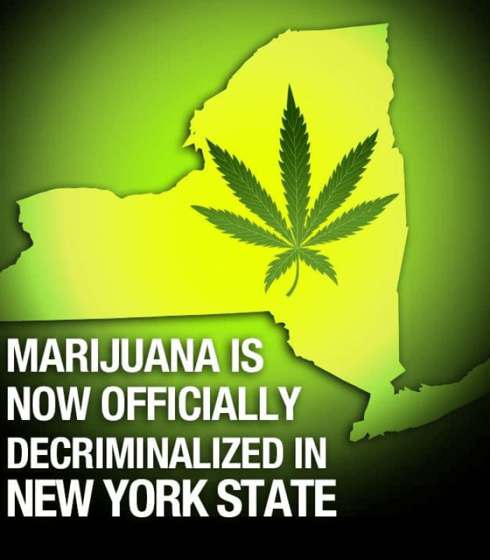 New York Votes To Decriminalize And Expunge