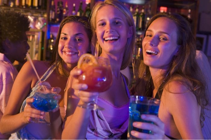 binge drinking young women