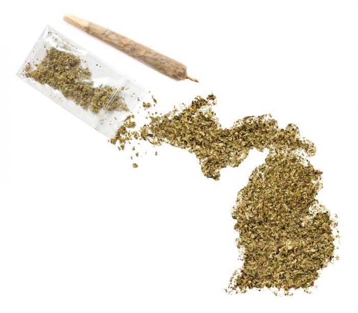 weed shaped like Michigan