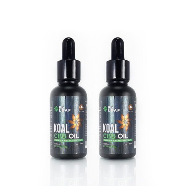 CBD Oil double bottle by RxLeaf