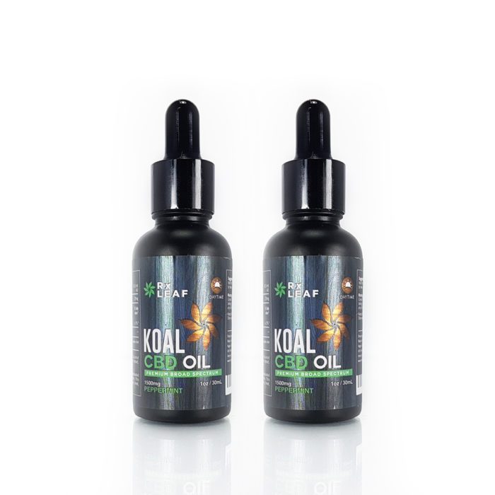 1oz KOAL Day Time CBD Oil (1500mg) Peppermint I Double Pack