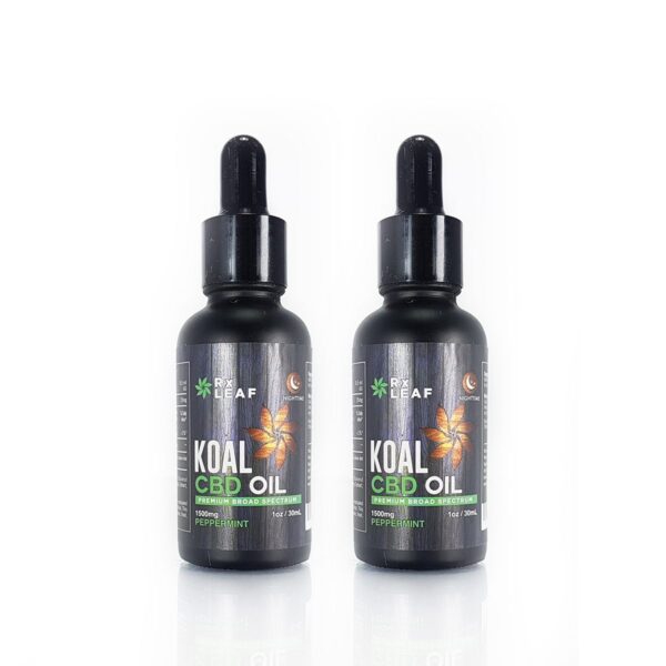 CBD Oil Night double bottle by RxLeaf