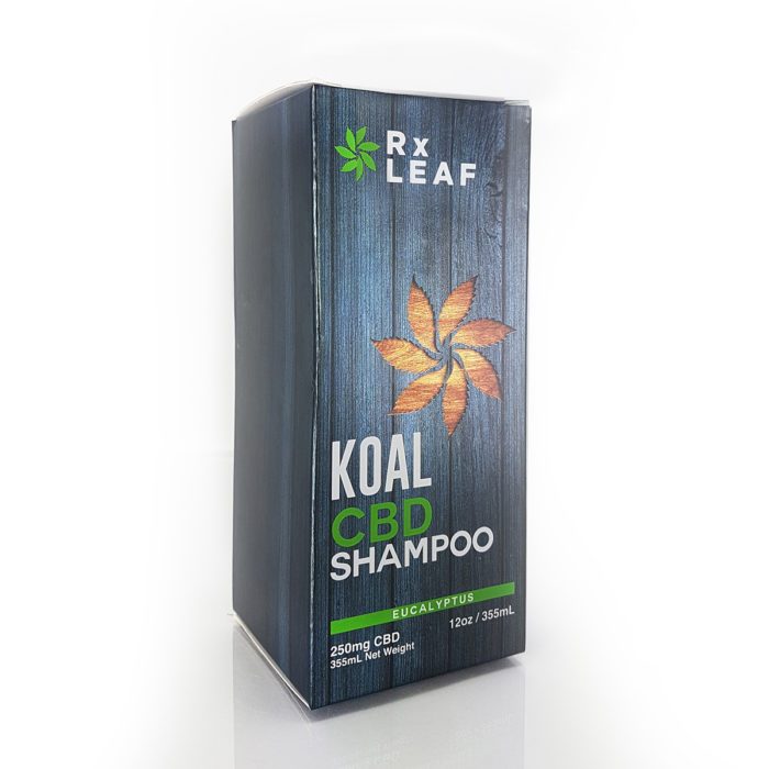 CBD shampoo by RxLeaf box