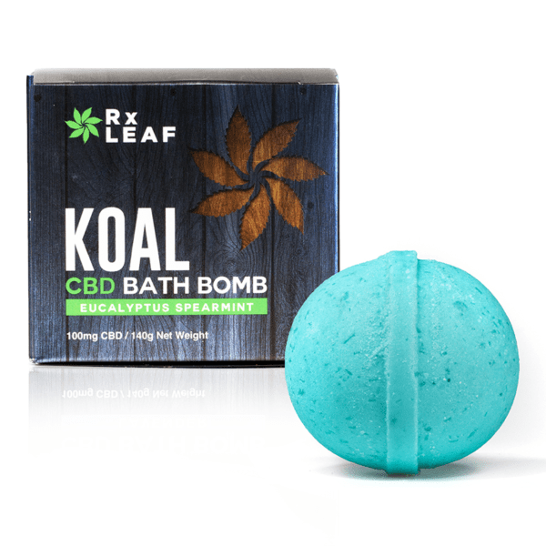 KOAL Relax CBD Bath Bomb (100 mg CBD) Eucalyptus Exit