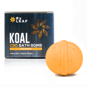 Koal Cbd bath bomb orange 1
