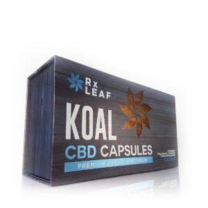 CBD Capsules double pack box by RxLeaf